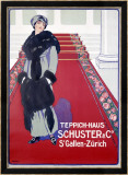 Schuster and Company, Teppich Haus Innrammet Giclee-trykk av Bovard