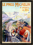 Le Pneu Michelin Inramat gicléetryck av Ernest Montaut