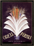 Orell Füssli Estampe encadrée par Charles Loupot