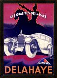 Delahaye Framed Giclee Print by Fell 