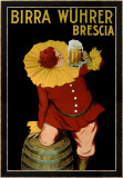 Birra Wuhrer Lámina giclée enmarcada por Leonetto Cappiello