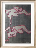 La pluie japonaise Limited Edition Framed Print by Joan Rabascall