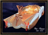 Fem Futura Car 2000 Lámina giclée enmarcada por David Perry Fem Futura Car 2000 Lámina giclée enmarcada por David Perry