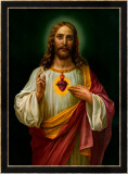 Sacred Heart of Jesus Art par Zabateri 