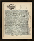Map of Houston County, Minnesota, c.1874 Framed Giclee Print by A. T. Andreas