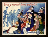 Cinema Pathe Innrammet Giclee-trykk av Adrien Barrere Cinema Pathe Innrammet Giclee-trykk av Adrien Barrere