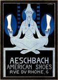 Aeschbach American Shoes Lámina giclée enmarcada por Hans Schoellhorn