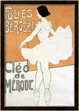 Cleo de Merode Lámina giclée enmarcada