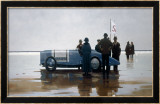 Plage de Pendine Reproduction encadrée édition limitée par Jack Vettriano
