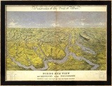 Kentucky and Tennessee, c.1861 Innrammet Giclee-trykk av John Bachmann Kentucky and Tennessee, c.1861 Innrammet Giclee-trykk av John Bachmann
