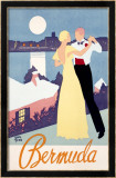 Bermuda Estampe encadrée par Adolph Treidler
