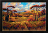 Evening Vineyard Affiches par Teresa Saia