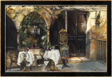 Meeting at the Cafe Posters par Marilyn Hageman