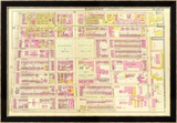 Boston: Wards 9, c.12, c.1895 Innrammet Giclee-trykk av George Washington Bromley