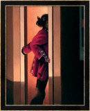 Parade de coqs Reproduction encadrée édition limitée par Jack Vettriano