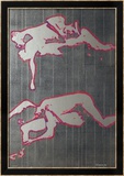 La pluie japonaise Limited Edition Framed Print by Joan Rabascall