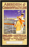 Línea Aberdeen y Commonwealth Lámina giclée enmarcada por Longmate Línea Aberdeen y Commonwealth Lámina giclée enmarcada por Longmate