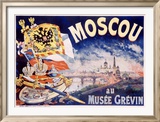 Moscou Lámina giclée enmarcada
