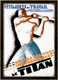 Le Titan Lámina giclée enmarcada Le Titan Lámina giclée enmarcada