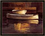 Barcas al Atardecer Art by Poch Romeu