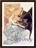 Steinway Gerahmter Giclée-Druck von Von Axster-Heudtlass