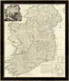 Composite: Ireland, c.1790 Framed Giclee Print by John Rocque