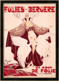 Un Coup de Folle Indrammet giclee-tryk af Noel Fontanet Un Coup de Folle Indrammet giclee-tryk af Noel Fontanet