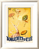 Toilettes d'Ete Indrammet giclee-tryk af Jean-Gabriel Domergue