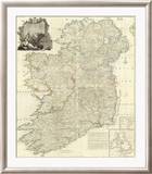 Composite: Ireland, c.1790 Framed Giclee Print by John Rocque