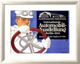 Automobil Ausstellung Innrammet Giclee-trykk av Lucian Bernhard Automobil Ausstellung Innrammet Giclee-trykk av Lucian Bernhard