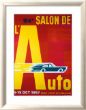 54e Salon de l'Automobile Lámina giclée enmarcada por Pierre Fix-Masseau 54e Salon de l'Automobile Lámina giclée enmarcada por Pierre Fix-Masseau