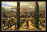Garden: 2 Cypress Limited Edition Framed Print by Brooks Anderson