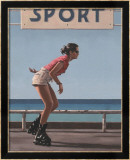 Blades Reproduction encadrée édition limitée par Jack Vettriano