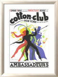 Cotton Club Lámina enmarcada de edición limitada por Jean Mercier Nc