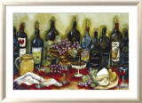 Dégustation de vins Affiche par Nicole Etienne