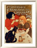 Compagnie française des chocolats et des thés Estampe encadrée par Théophile Alexandre Steinlen