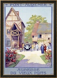 Pont-Audemar Lámina giclée enmarcada por Alo (Charles-Jean Hallo)