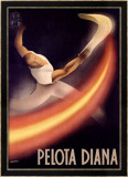 Pelota Diana Lámina giclée enmarcada por Mancioli Pelota Diana Lámina giclée enmarcada por Mancioli