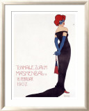Tonhalle Zurich Maskenball Framed Giclee Print by Sigismund Righini
