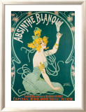 Absinthe Blanqui Framed Giclee Print by Nouer 