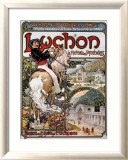 Luchon Innrammet Giclee-trykk av Emmanuel Brun