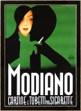 Modiano Estampe encadrée par Franz Lenhart