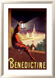 Affiche publicitaire Bénédictine Estampe encadrée par Leonetto Cappiello