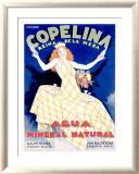 Copelina Lámina giclée enmarcada por Achille Luciano Mauzan