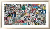 Numero Poster by Sharon Elphick