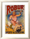 Robur Quinquina Estampe encadrée par Albert Guillaume
