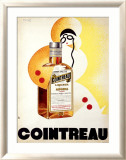 Cointreau Framed Giclee Print by Charles Loupot