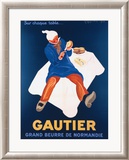Beurre Gautier Estampe encadrée par Leonetto Cappiello