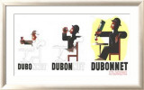 Dubonnet Lámina enmarcada de edición limitada por Adolphe Mouron Cassandre