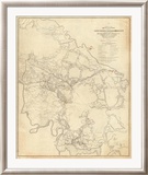 Civil War: White House To Harrisons Landing, c.1862 Estampe encadrée par Henry L. Abbot